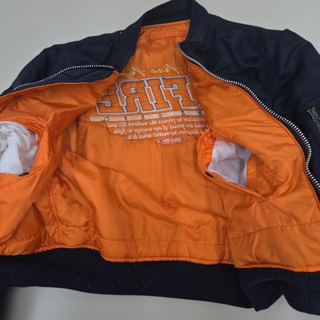 スタジャン　消防　FIRE　スタジアムジャンパー