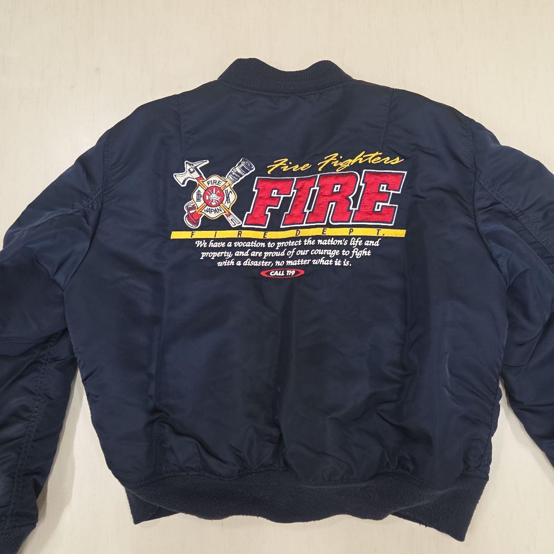 スタジャン　消防　FIRE　スタジアムジャンパー