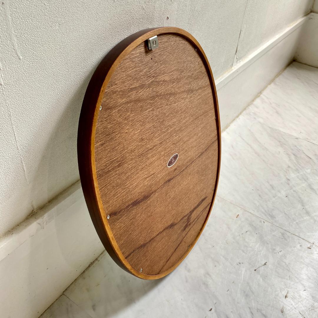 柳宗理デザイン 秋田木工 壁掛け鏡 ウォールミラー 曲木 希少