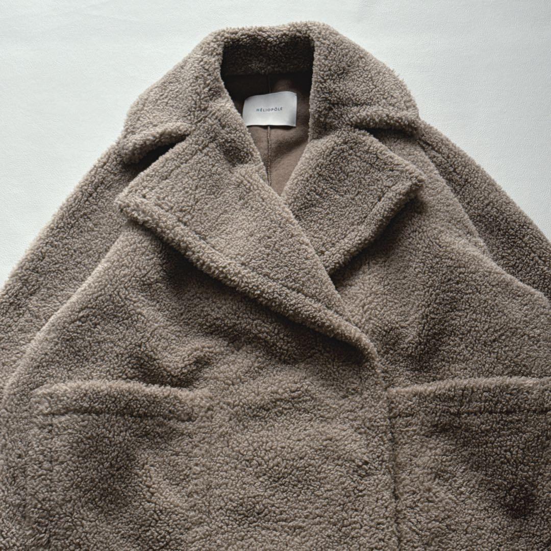 最終価格！【美品】 エリオポール HELIOPOLE ボアコート ベージュ 38