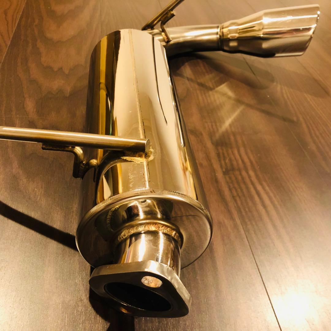 中古品マフラー JB23W 1型〜10型 純正ノーマルバンパー用 ステンレス製