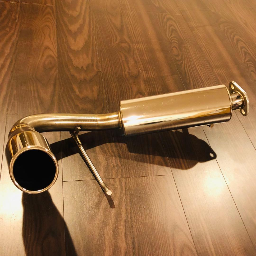 中古品マフラー JB23W 1型〜10型 純正ノーマルバンパー用 ステンレス製