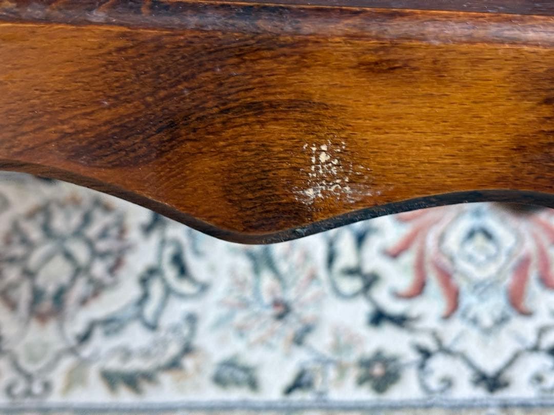 カリモク　サイドテーブル　アンティーク調　ディスプレイ家具　レトロ　IZ