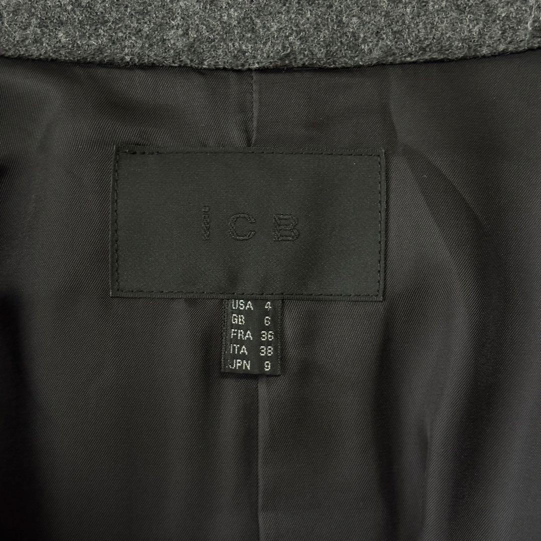 ICB アイシービー レザー ボンディング　コート　ロングコート　完売品