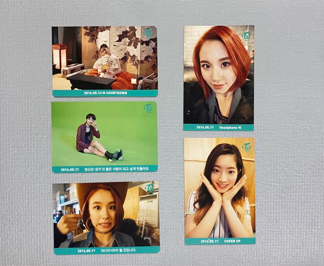 TWICE cheer up サノク 사녹　ポストカード　【レア】