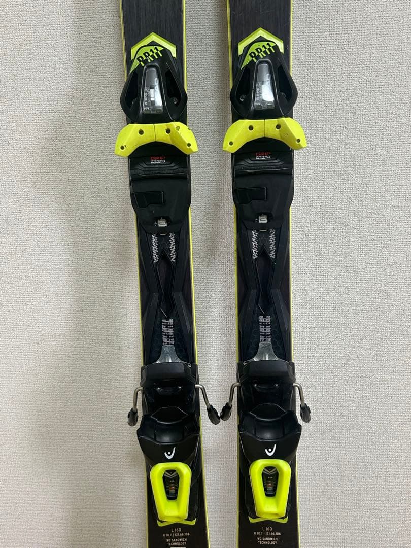【中古】HEADヘッド スキー板2019WORLDCUP REBELS160cm