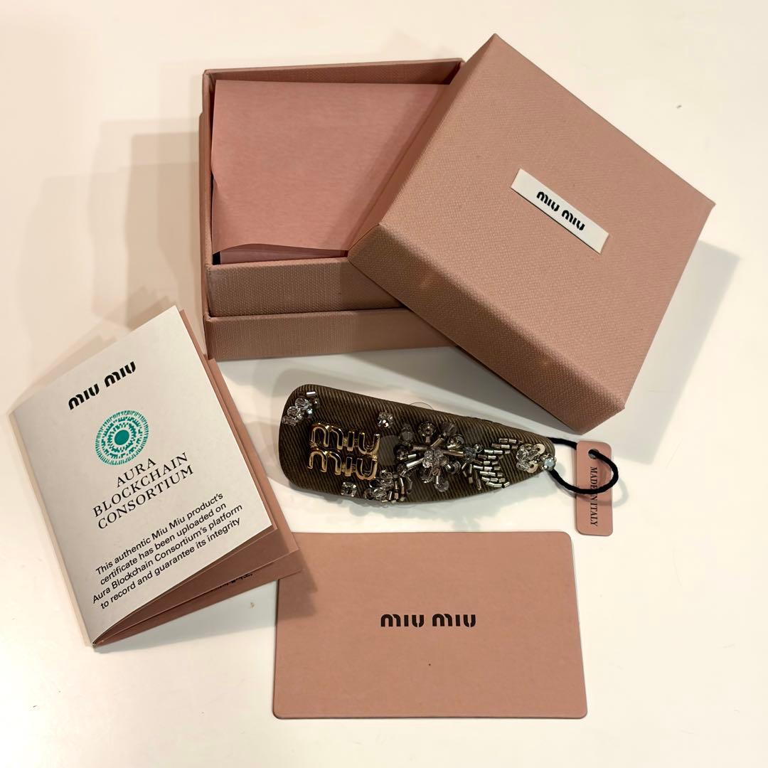 miumiu ヘアピン 国内正規品\