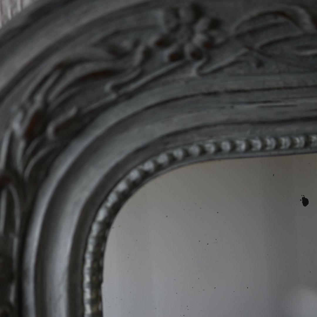 フランスアンティーク　鏡　　60×49センチ