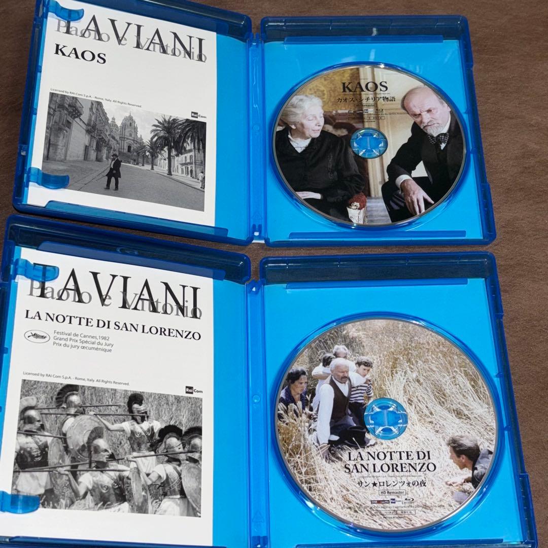 ★廃盤 「タヴィアーニ兄弟BESTブルーレイBOX（4枚組）」