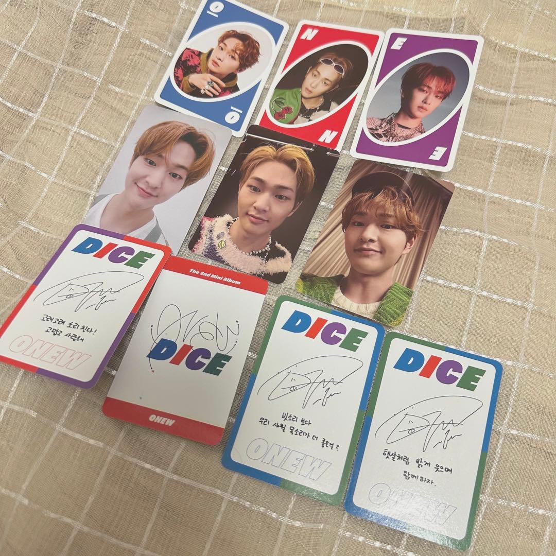 SHINee  ONEW  トレカ　オニュ　DICE