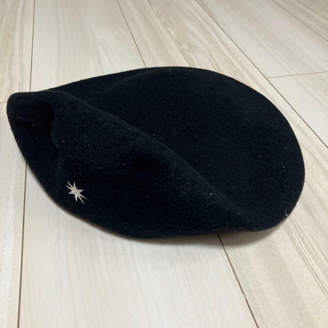 CA4LA×GDC ウールビッグベレー　黒