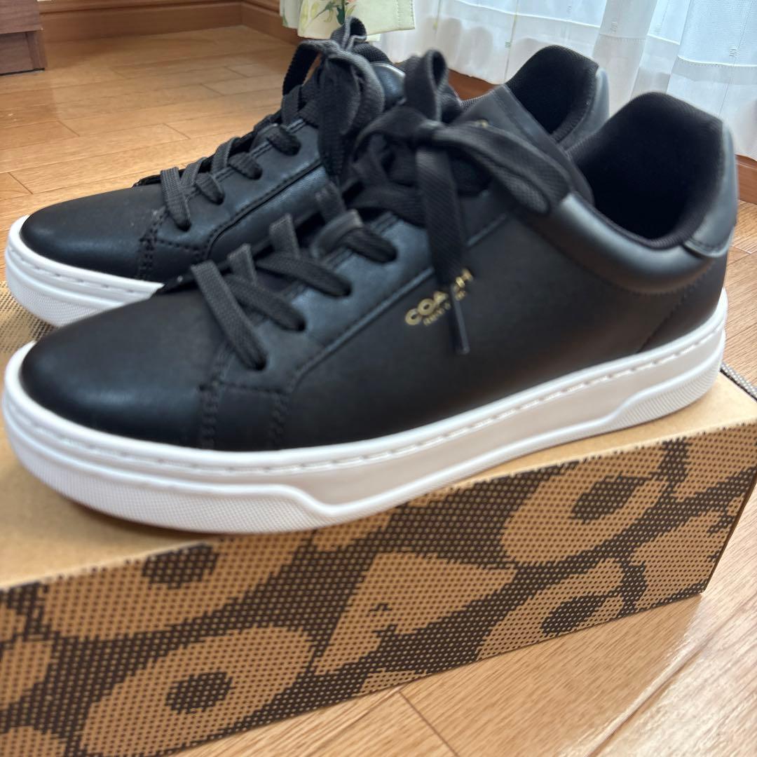COACH ハイラインレザースニーカー　　7B