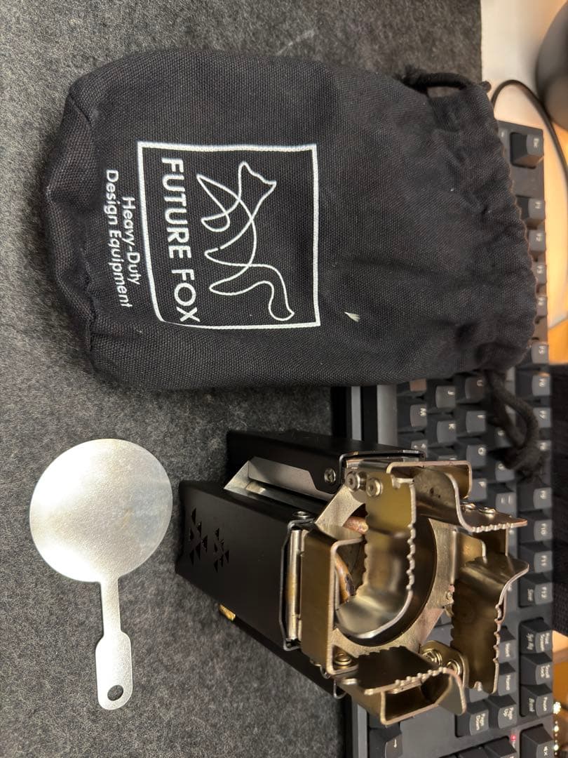 FUTUREFOX FOX-BLAZE ブラック　アルコールストーブ