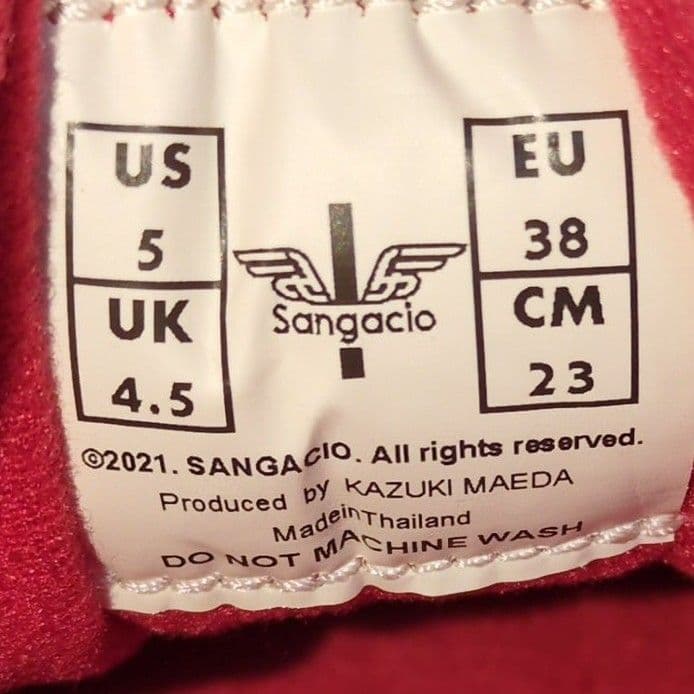 美品✨【SANGACIO】にゅ☆Carmine☆スエードスニーカー☆23cm