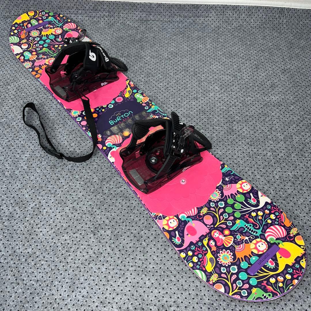 ５回使用 キッズスノーボード BURTON 115cm×バイン×BOAブーツ