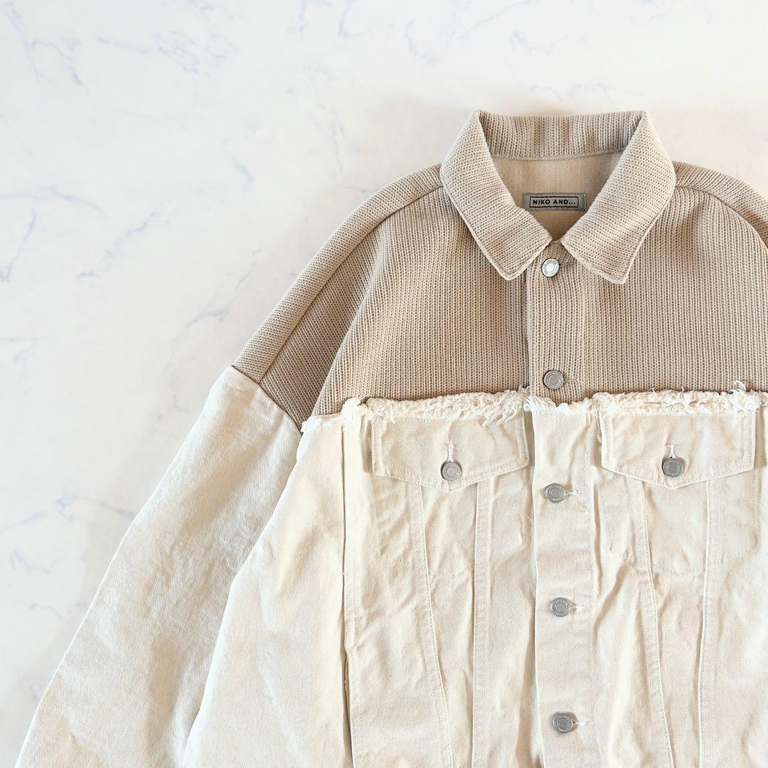 【美品】Fサイズ niko and... ニコアンド ジャケット Gジャン