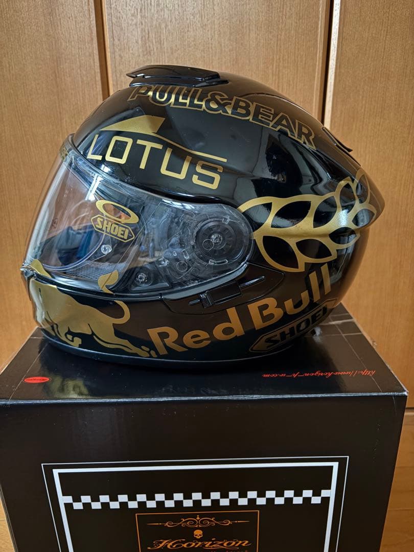 SHOEI GT-Air ステッカーカスタム　Mサイズ　中古ジャンク　マルケス