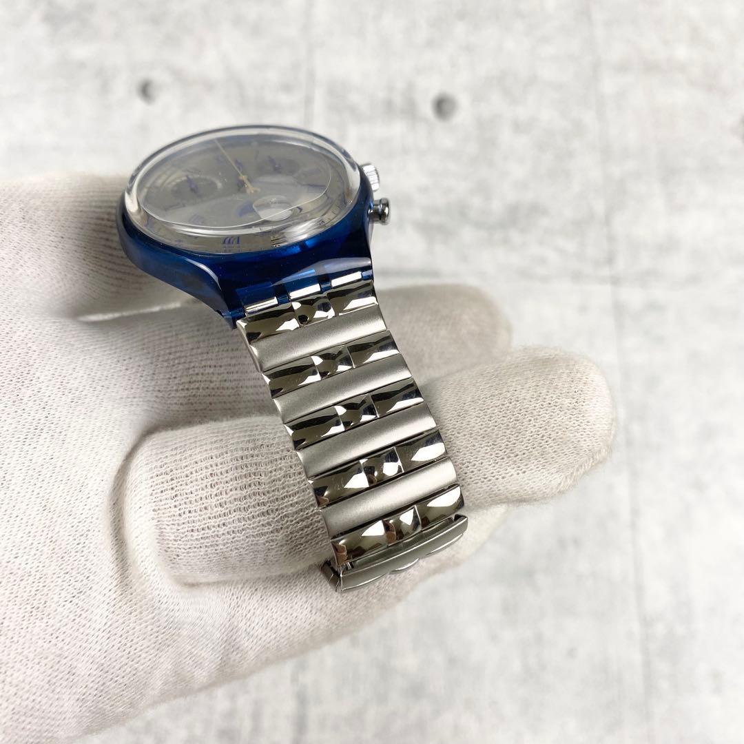 未使用品 スウォッチ クロノグラフ MOON DATE SCN402 1995年