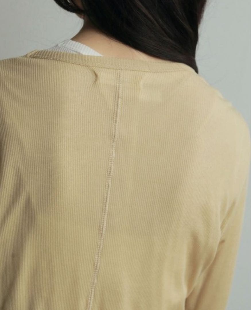 トップス anuke Layered Sheer Long T-shirts