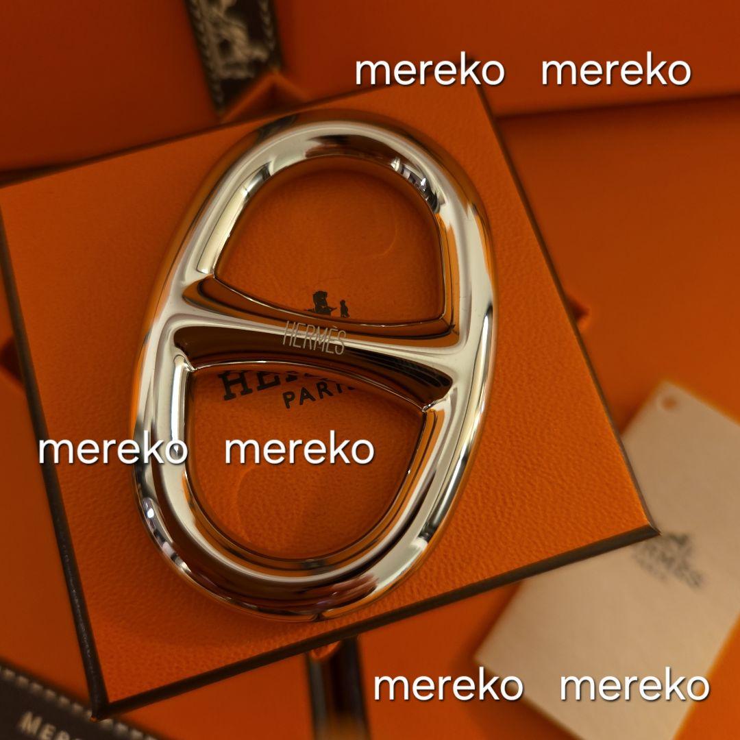 希少‼️【新品】HERMES スカーフリング シェーヌダンクル エルメス