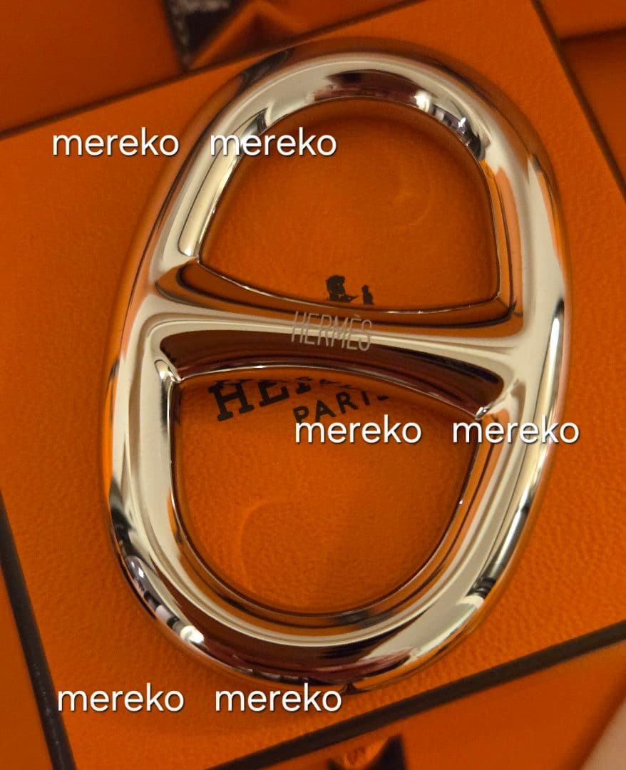 希少‼️【新品】HERMES スカーフリング シェーヌダンクル エルメス