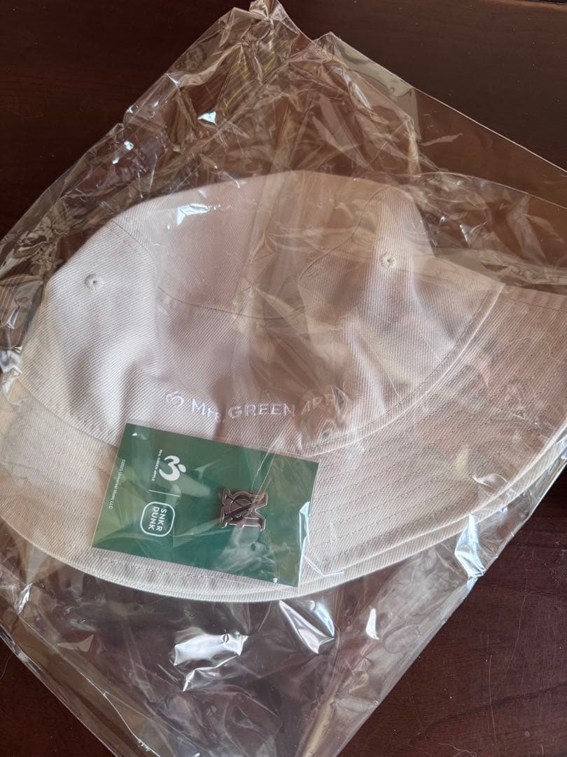 Mrs.GREEN APPLE NEW ERA バケットハット ベージュ ミセス