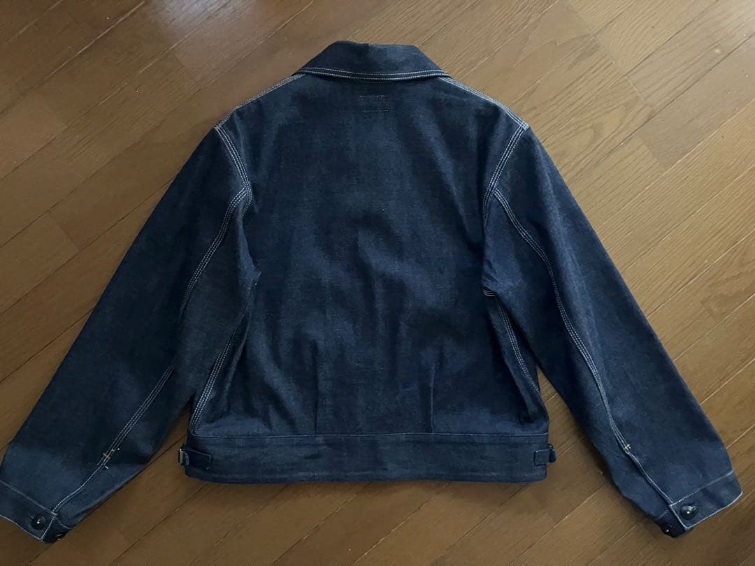 アットラスト デニムジャケット スポーツジャケット インディゴ コサック