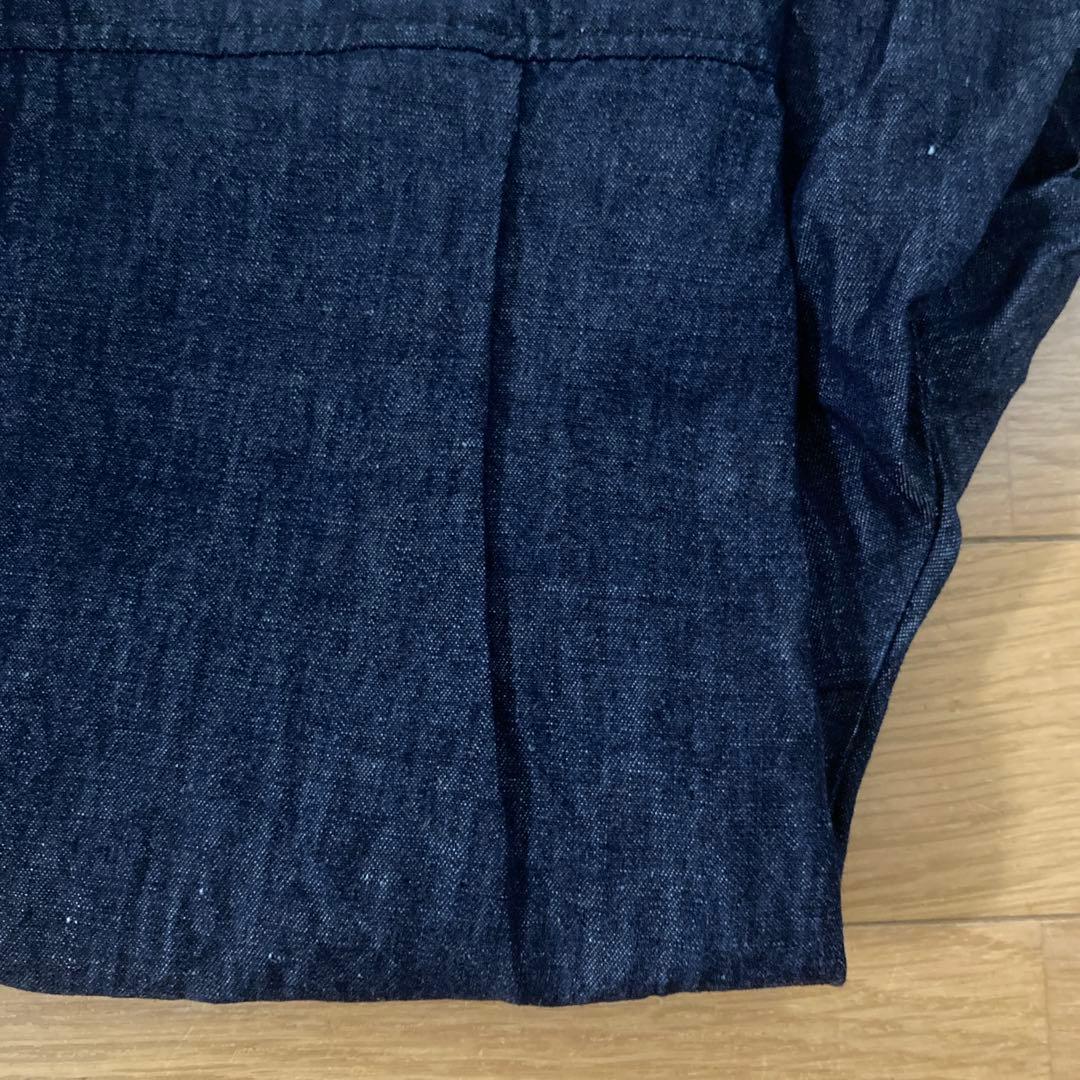 未使用！タグ付きGauze (ガーゼ) インディゴトラバイユサロペット