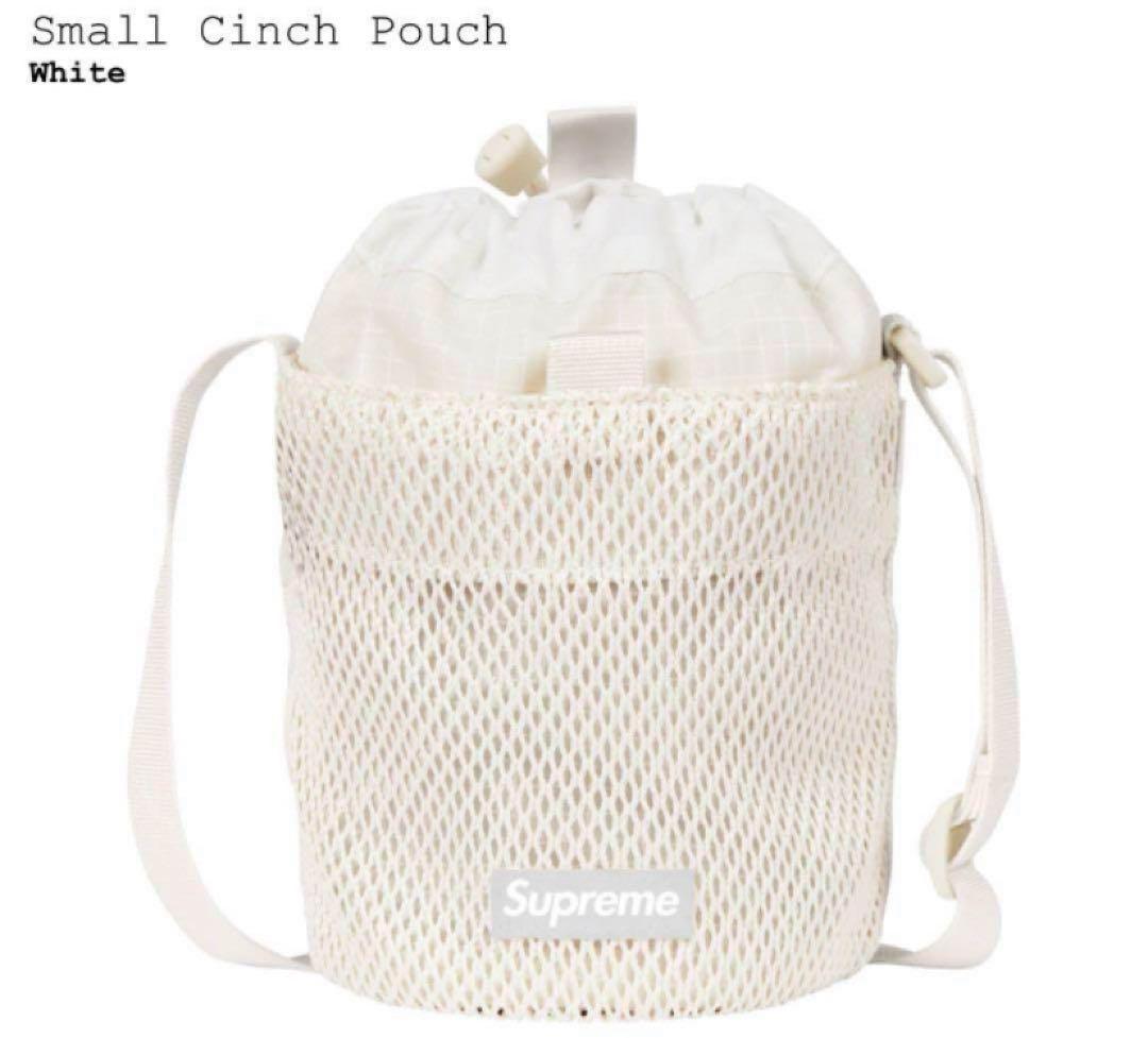 【23fw】SupremeバックSmall Cinch Pouch White
