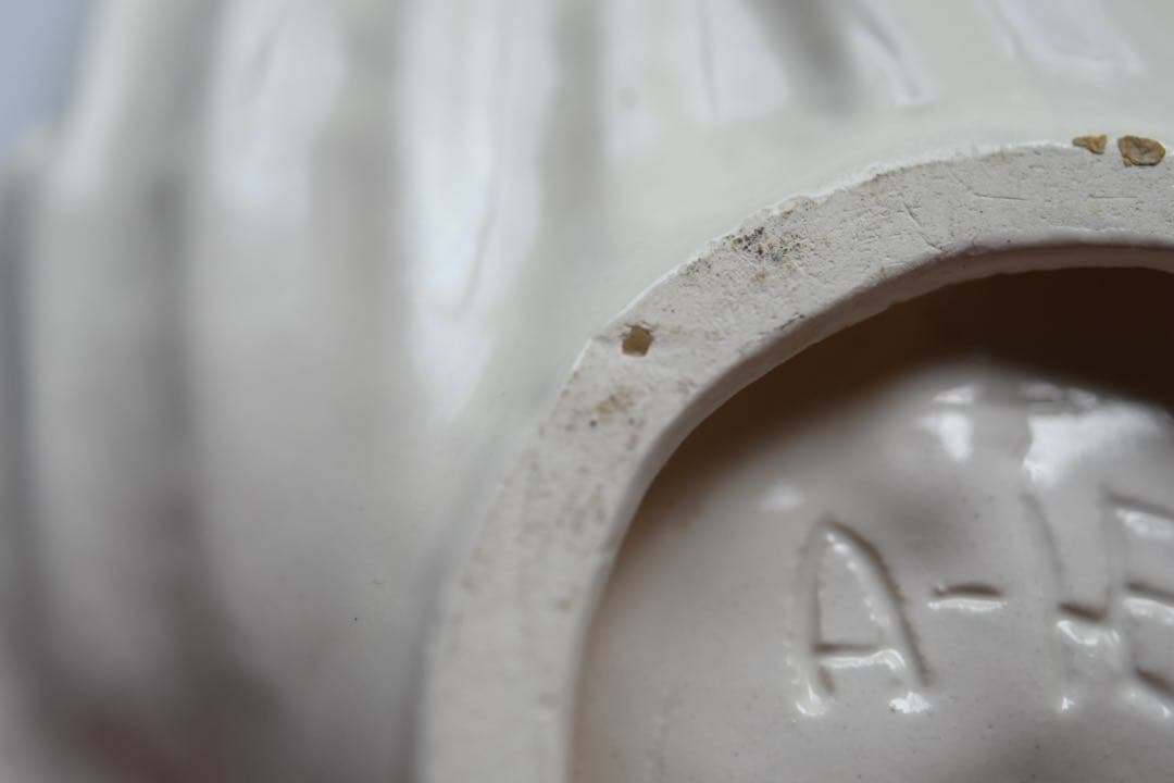 ホワイト 手の形状の皿　ハンドトレイ　ヴィンテージ