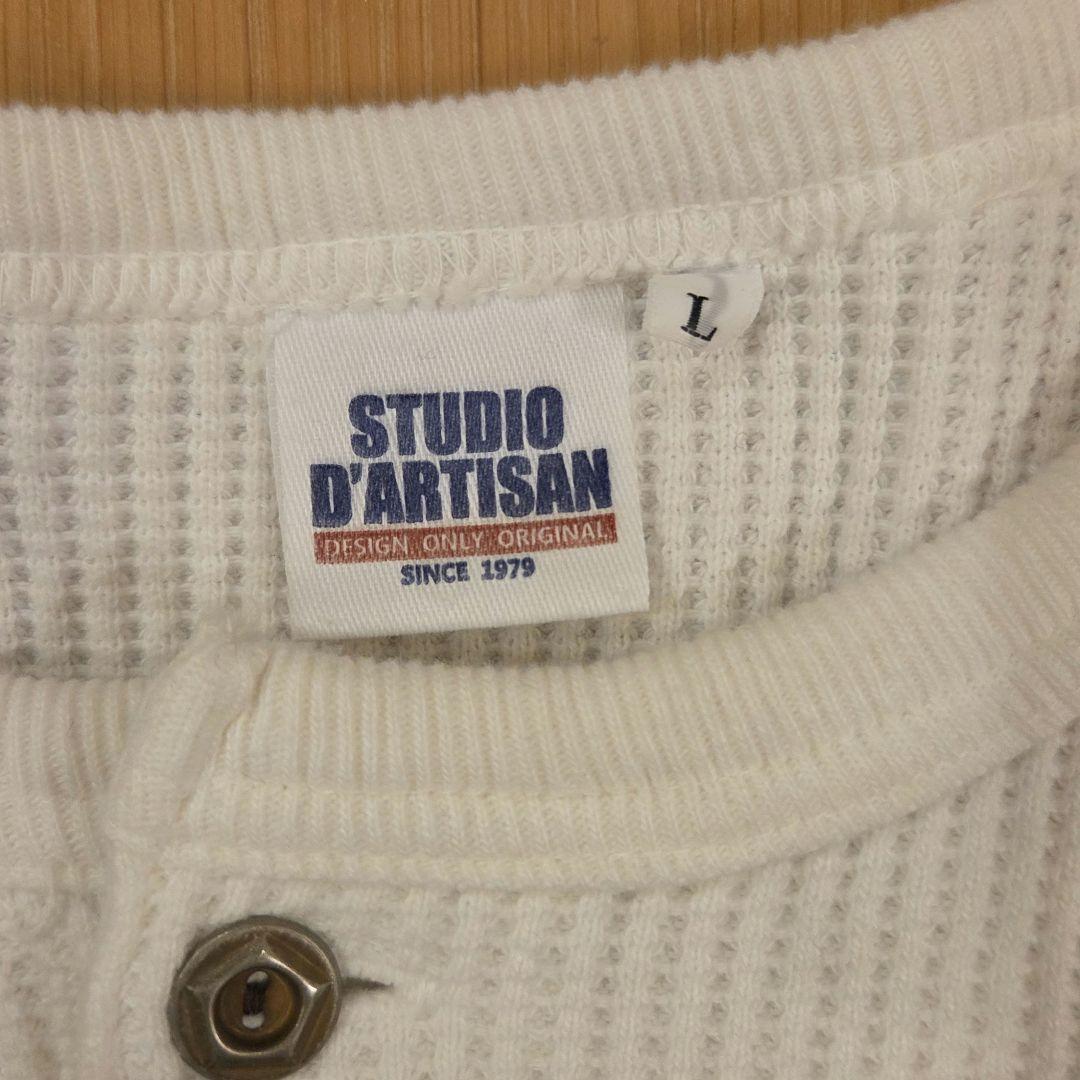 STUDIO D'ARTISAN ダルチザン ヘンリーネック サーマル L 白