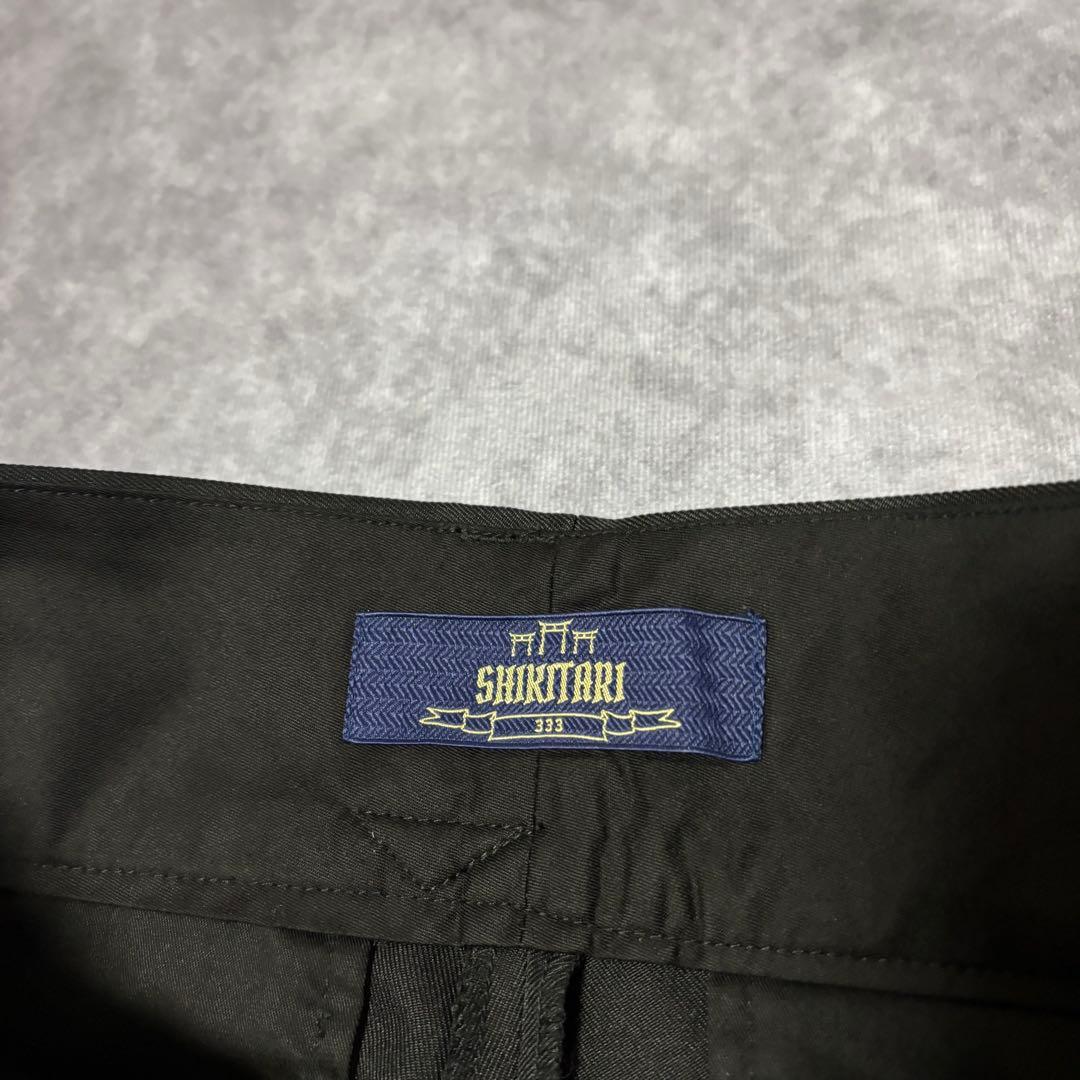 美品　shikitari PINTUCK MEGA FLARE SLACKS