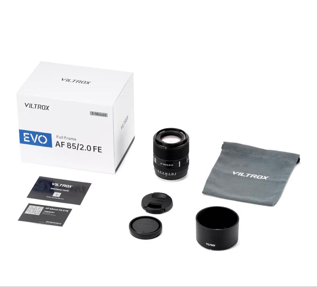 ソニーEマウントVILTROX AF 85/2.0 EVO 新発売単焦点レンズ