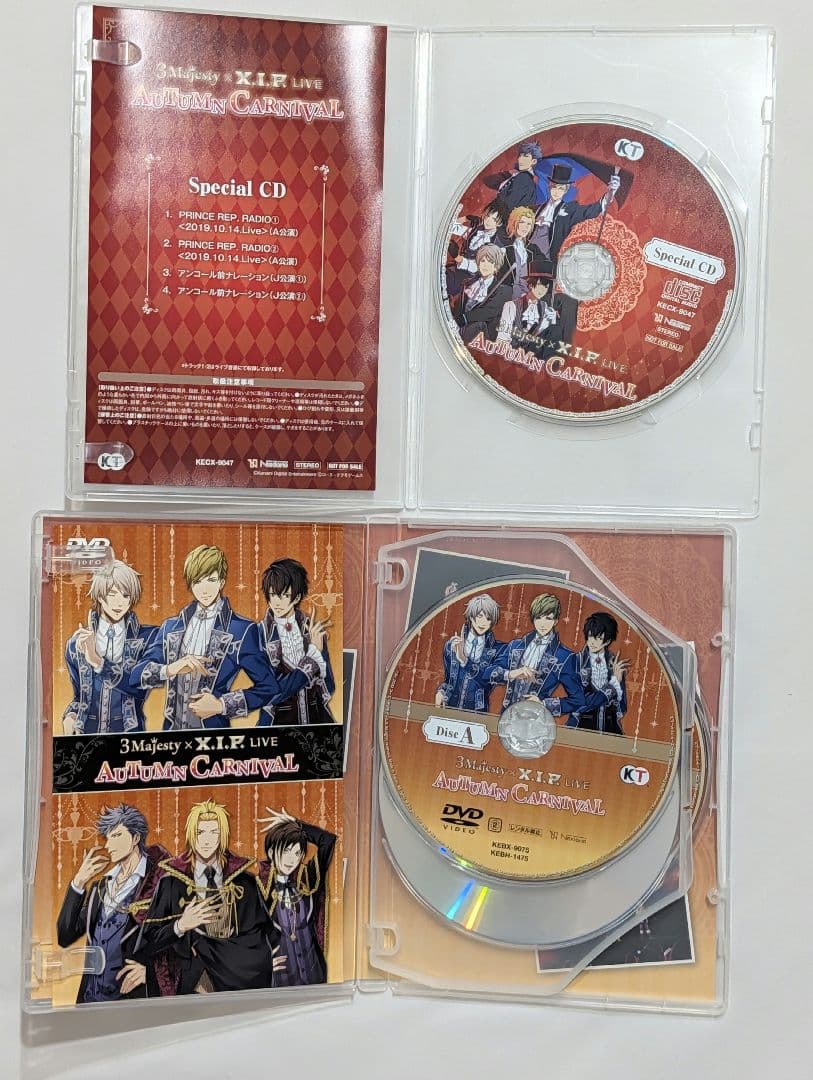 ときめきレストラン　ライブDVD ①④