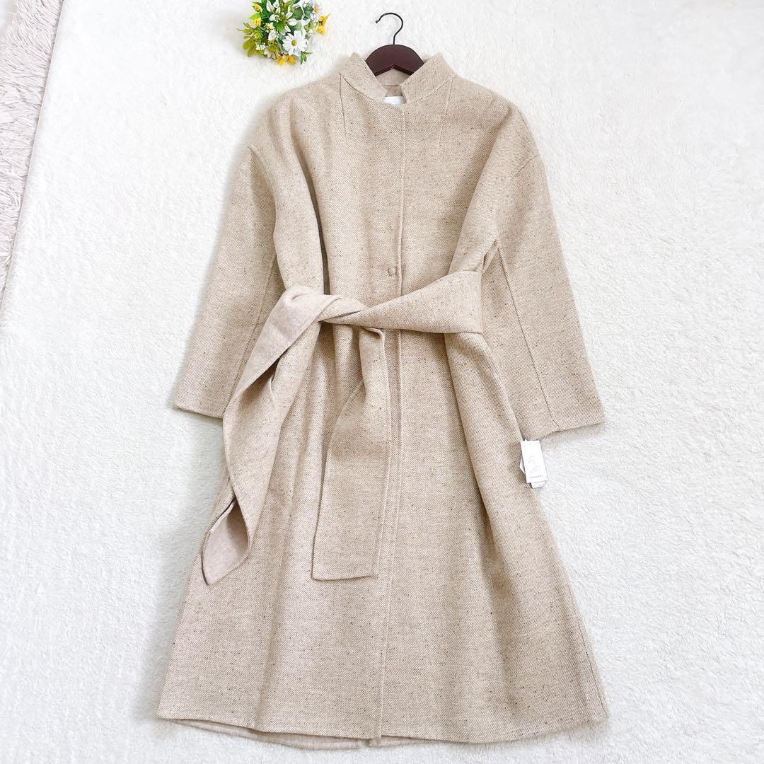 《新品》La boutique BonBon スタンドチェスターコート ベージュ