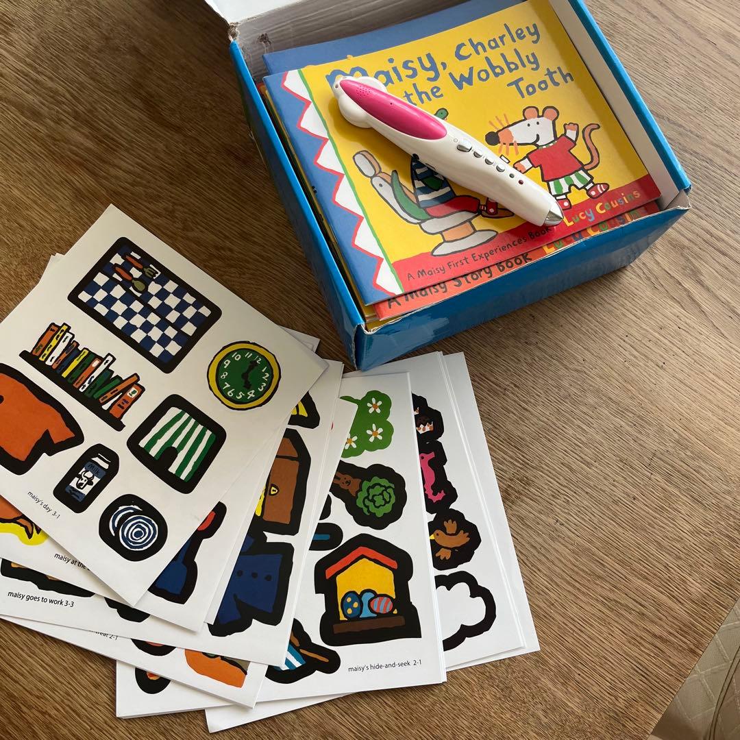 マイヤペン本体+Maisy英語絵本36冊☆【ステッカー付き】
