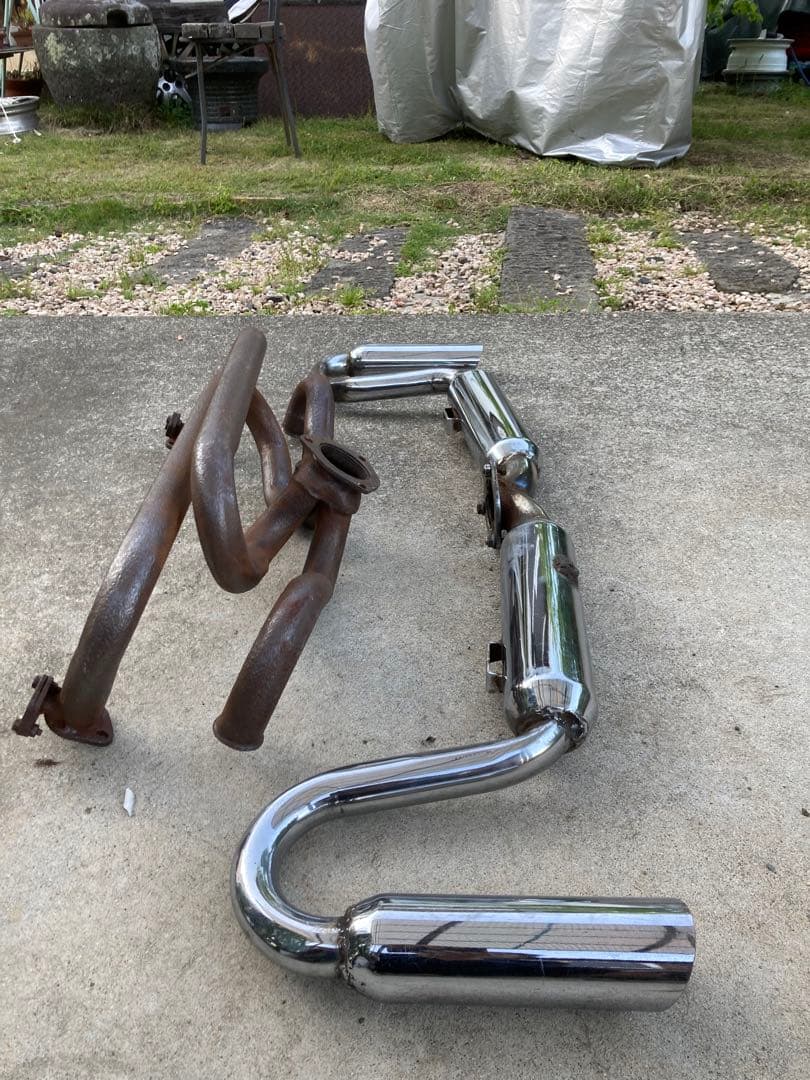 空冷ビートルタイプ1 ハイタックマフラー（メッキ）