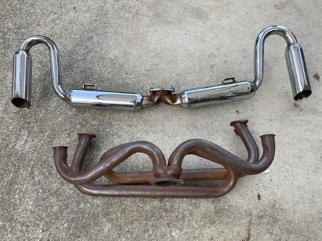 空冷ビートルタイプ1 ハイタックマフラー（メッキ）