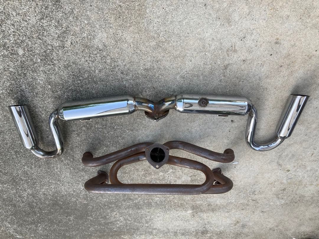 空冷ビートルタイプ1 ハイタックマフラー（メッキ）