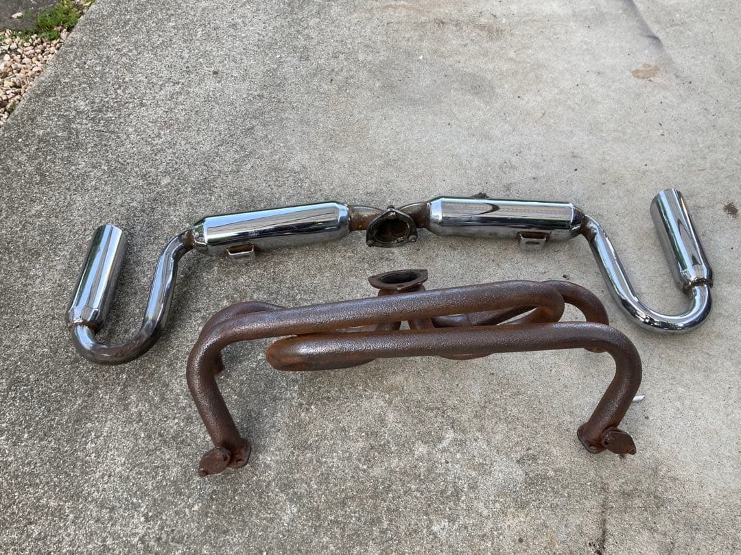 空冷ビートルタイプ1 ハイタックマフラー（メッキ）