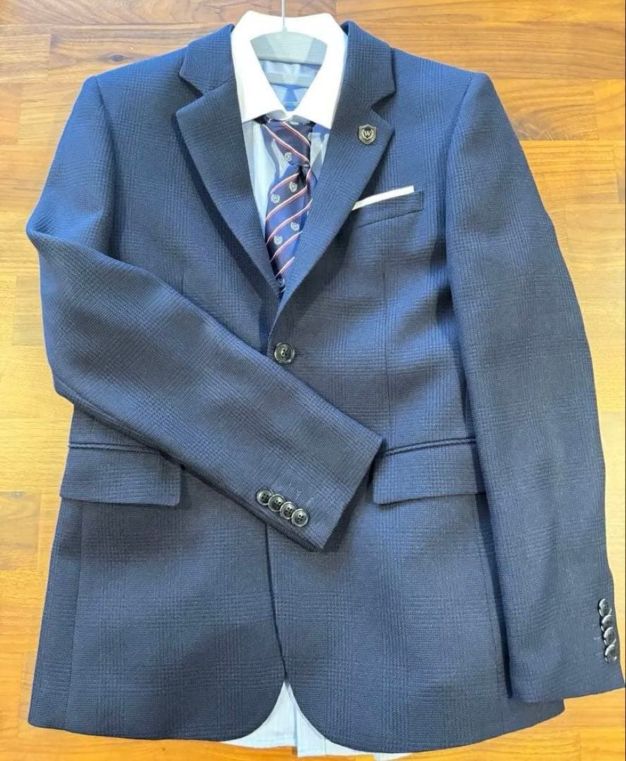 卒業式 スーツ　waltz by BEAMS DESIGN ネイビー　160