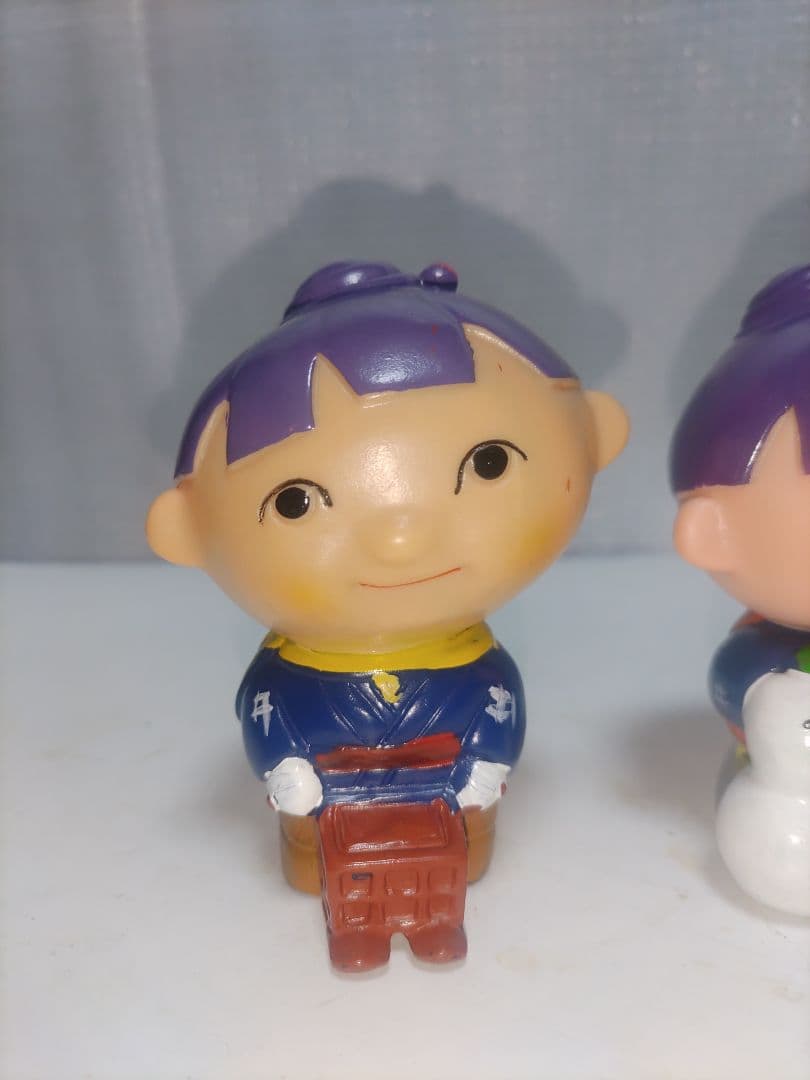 昭和レトロ　当時物　希少品　秋田銀行　アコちゃん　ソフビ貯金箱　5種類