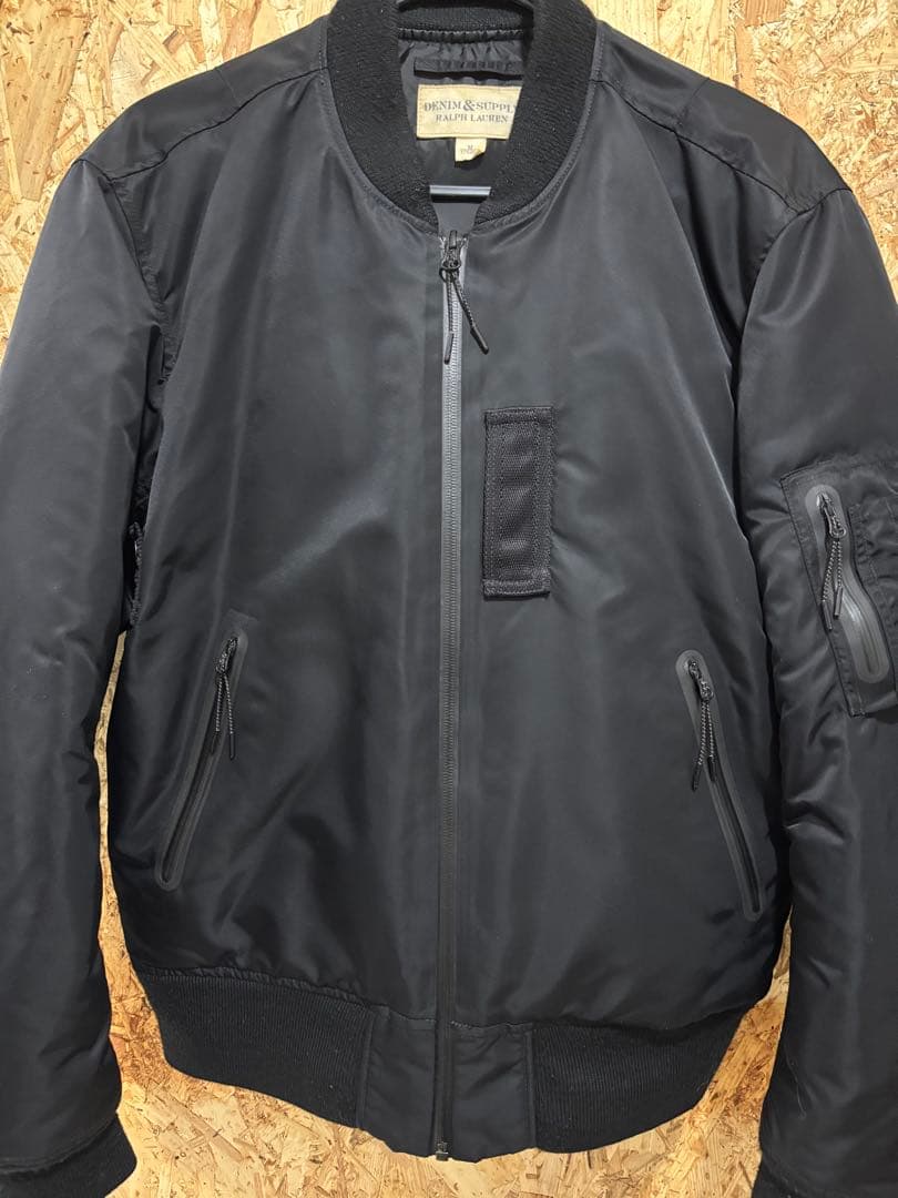 値下げ中ラルフローレン　デニム＆サプライ　MA-1 フライトジャケット Mダウン