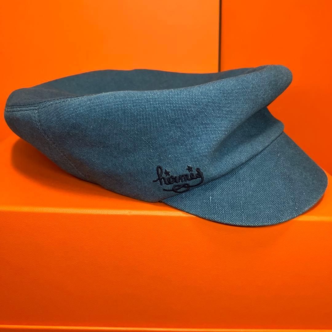 エルメス　キャスケット　PAOLA リネン100% #58