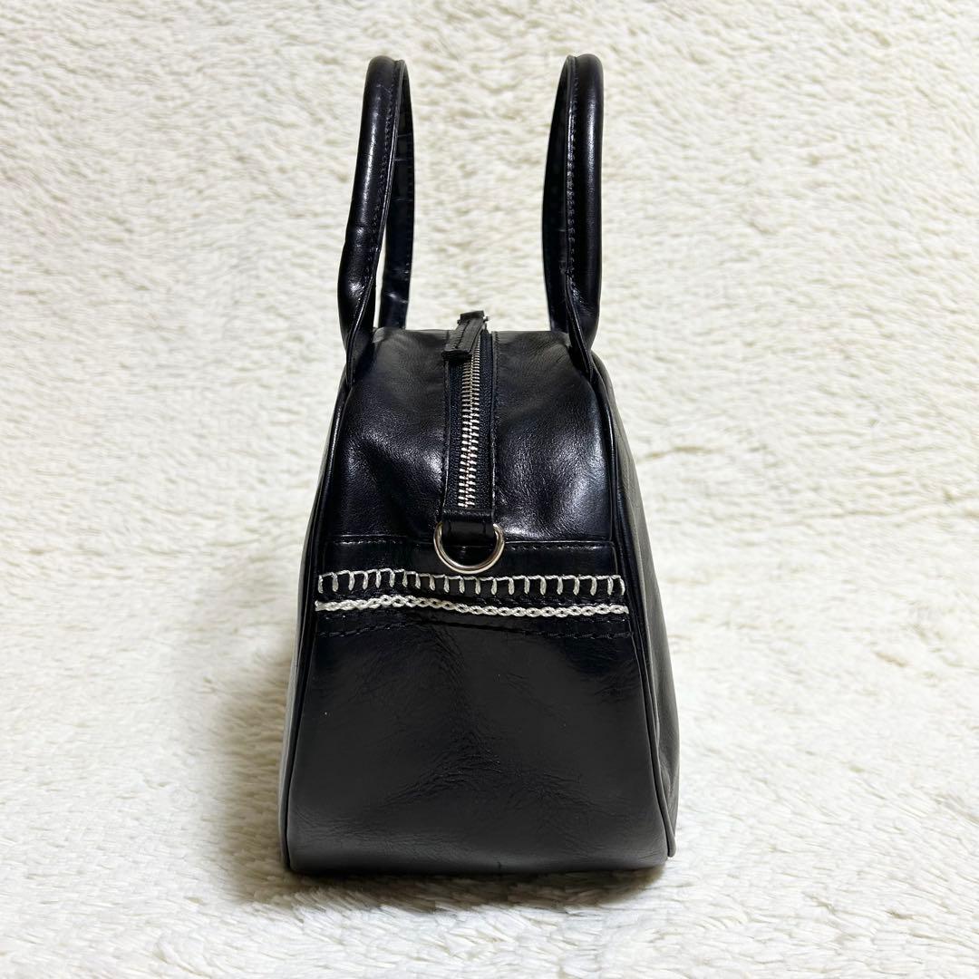 Y's ヨウジヤマモト 牛革 ショルダーバッグ カヨナカムラ ブラック 2way