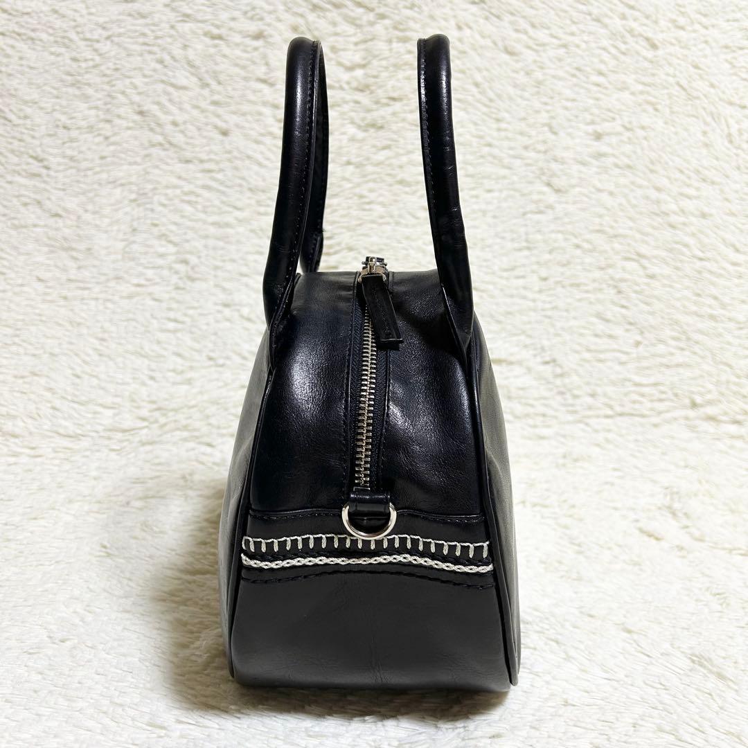 Y's ヨウジヤマモト 牛革 ショルダーバッグ カヨナカムラ ブラック 2way