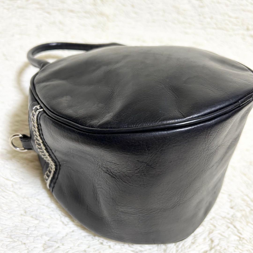 Y's ヨウジヤマモト 牛革 ショルダーバッグ カヨナカムラ ブラック 2way