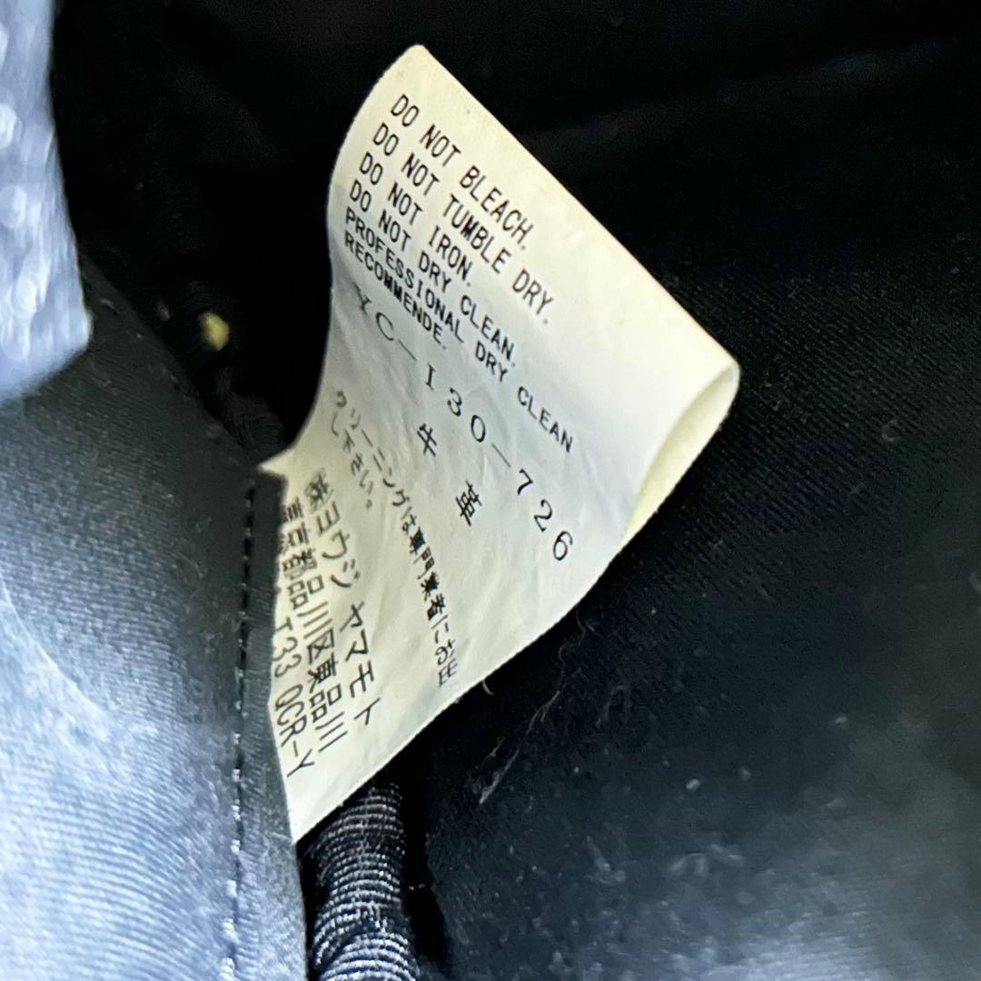 Y's ヨウジヤマモト 牛革 ショルダーバッグ カヨナカムラ ブラック 2way