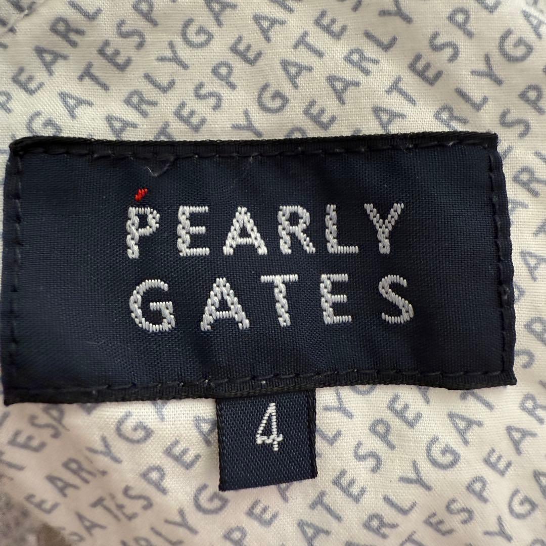 パーリーゲイツ　パンツ　4 M〜L相当　白　ホワイト　ストレッチ素材　ゴルフ