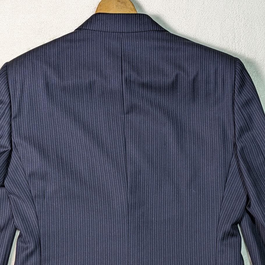 美品 ポロバイラルフローレン セットアップ スーツ イタリア製 ストライプ M